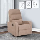 duroflex Fabric Manual Recliner  (Finish Color - BROWN, Knock Down)