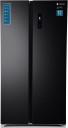 Motorola 592 L Smart Wifi Enabled Frost Free Side by Side Refrigerator  (Premium Black, 592HSMTB)