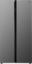 Midea 584 L Frost Free Side by Side Refrigerator  (Stainless Steel Finish, MRFS5920SSLF)