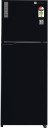 realme TechLife 308 L Frost Free Double Door 3 Star Refrigerator  (Black Uniglass, 310JF3RMBG)