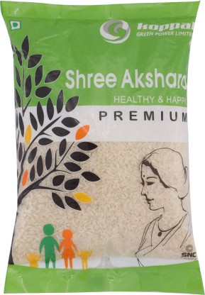 Shree Akshara Premium Sona Masoori Rice (Raw)  (1 kg)