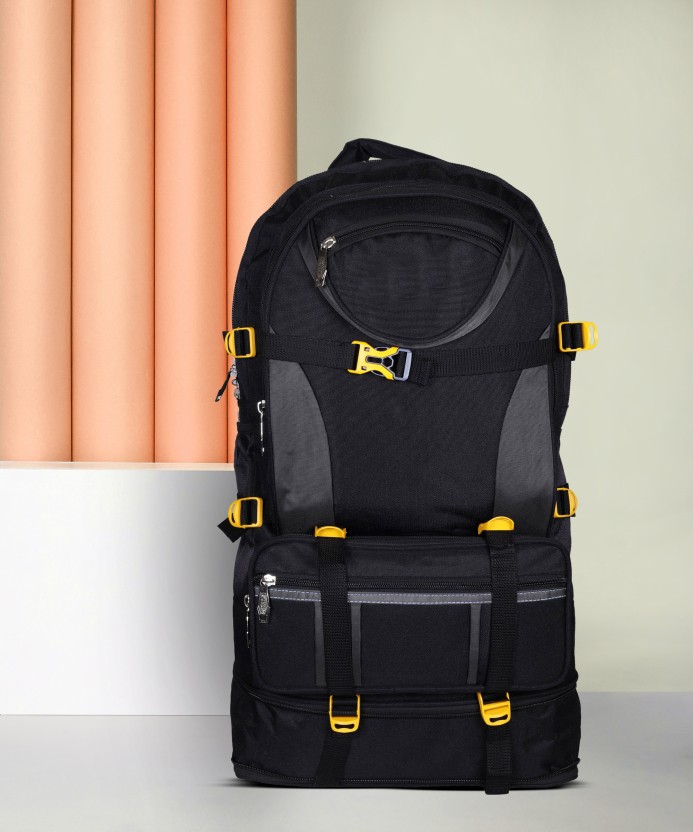 Travel Backpack for Outdoor Sport Camping Hiking Trekking Bag Rucksack 50 L Rucksack  - 50 L  (Black)