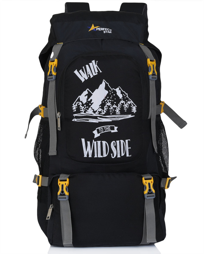 80 L TRAVEL BACKPACK FOR OUTDOOR SPORT HIKING TREKKING TRAVELLING CAMPING Rucksack  - 80 L  (Black)