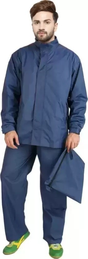 Solid Men Raincoat