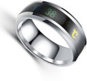 Intelligent Smart Body Temperature Monitor Stainless Steel Ring for Girls and Boys Stainless Steel Titanium Plated Ring