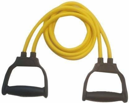 Amextrian Double Resistance Tube For Men And Women For Home Gym Resistance Tube  (Yellow)