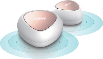 D-Link COVR-C1202 1200 Mbps Mesh Router  (White, Rose Gold, Dual Band)