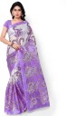 Printed Assam Silk Art Silk, Satin Saree  (Blue)