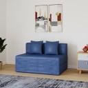 WESTIDO Double Sofa Bed  (Finish Color - Blue Mechanism Type - Fold Out Delivery Condition - Pre-assembled)