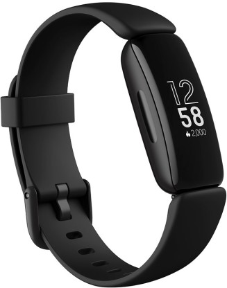 FITBIT fitbit inspire 2 health & fitness tracker watch  (Black Strap, Size : Regular)
