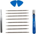 Spartan SMR-01 Screwdriver Tool Kit for Opening and Repairing Mobiles, PDA, Laptop with Openers and Tweezer Precision Screwdriver Set  (Pack of 12)