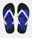 Flip Flops  (Black, Blue 9)