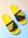 Chappal for men | New fashion latest design casual slippers for boys stylish | FMF Thong sandals, chappals for men | Perfect flip flops for daily wear walking Slippers Slides  (Yellow, Black 2)