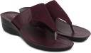 Women Red Wedges Sandal