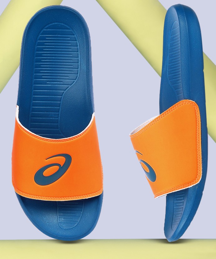 Men Slides  (Orange , 7)