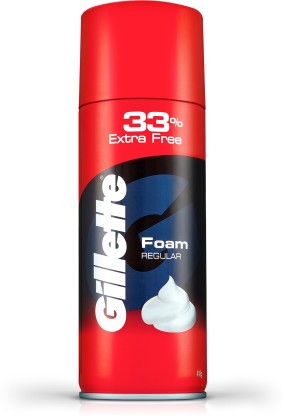 GILLETTE 33% Extra Classic Regular Pre Shave Foam  (418 g)