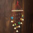 eCraftIndia Handcrafted Lord Ganesha Wall/Door/Window Hanging Decorative Showpiece  -  54 cm  (Brass, Paper Mache, Multicolor)