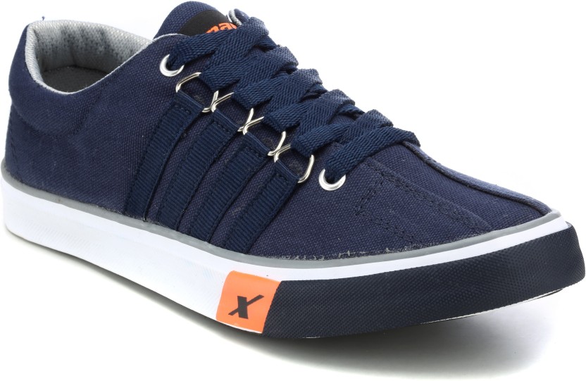 SM-162 Sneakers For Men  (Navy, White)