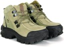 Men Boots For Men  (Khaki)