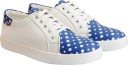 Dotted Sneakers For Women  (Blue)