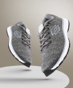 NEWBEAT LIGHT GREY RUNNING SHOES For MEN 8 Running Shoes For Men  (Grey)