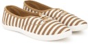 Canvas Shoes For Women  (Brown, White)