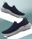 SM-651 Walking Shoes For Men  (Navy, Grey)