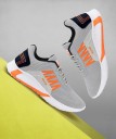 Modern Trendy Sneakers Shoes Sneakers For Men  (Orange, Grey)