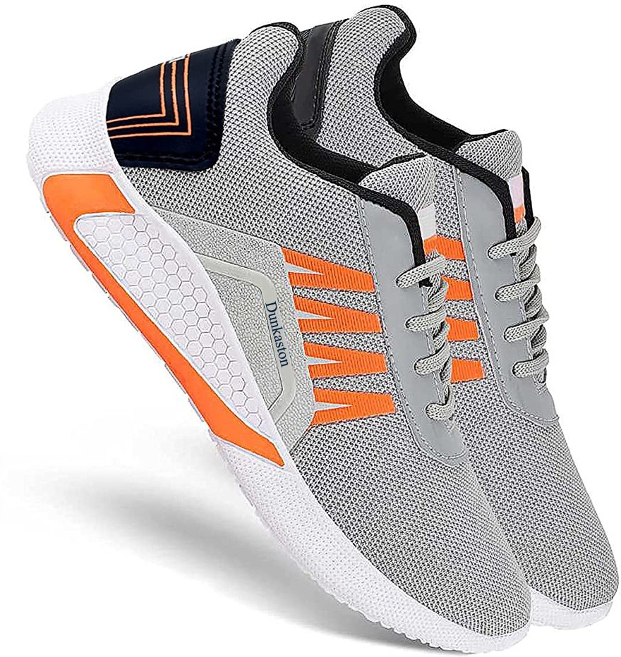 Sport Shoes For Men | Walking Shoes | Trekking Shoes Running Shoes For Men  (Grey, Orange)