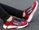 Mesh Running Shoes For Men  (Red)