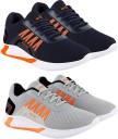Combo Pack of 2 Sports Shoes Running Shoes For Men  (Blue)