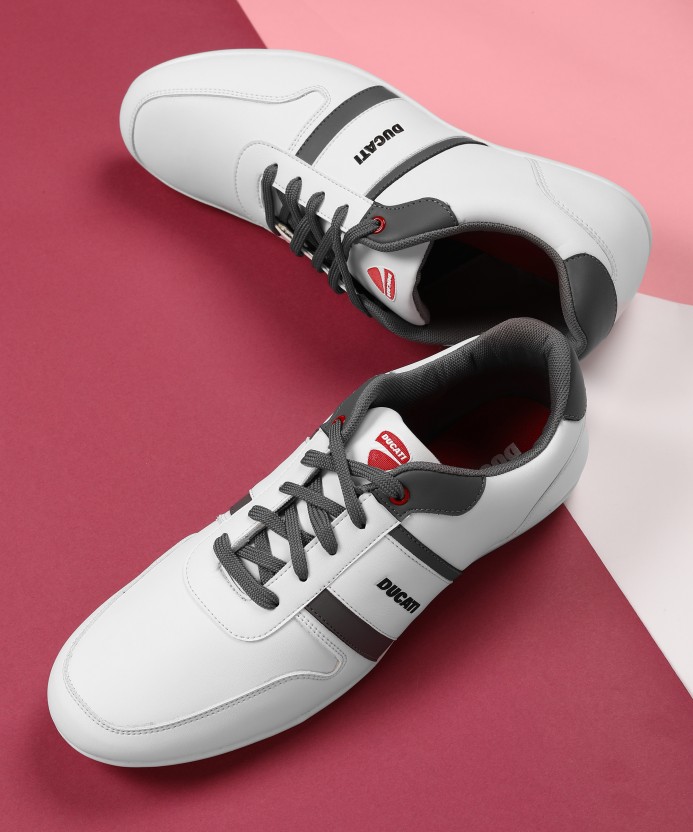 Sneakers For Men  (White , 10)