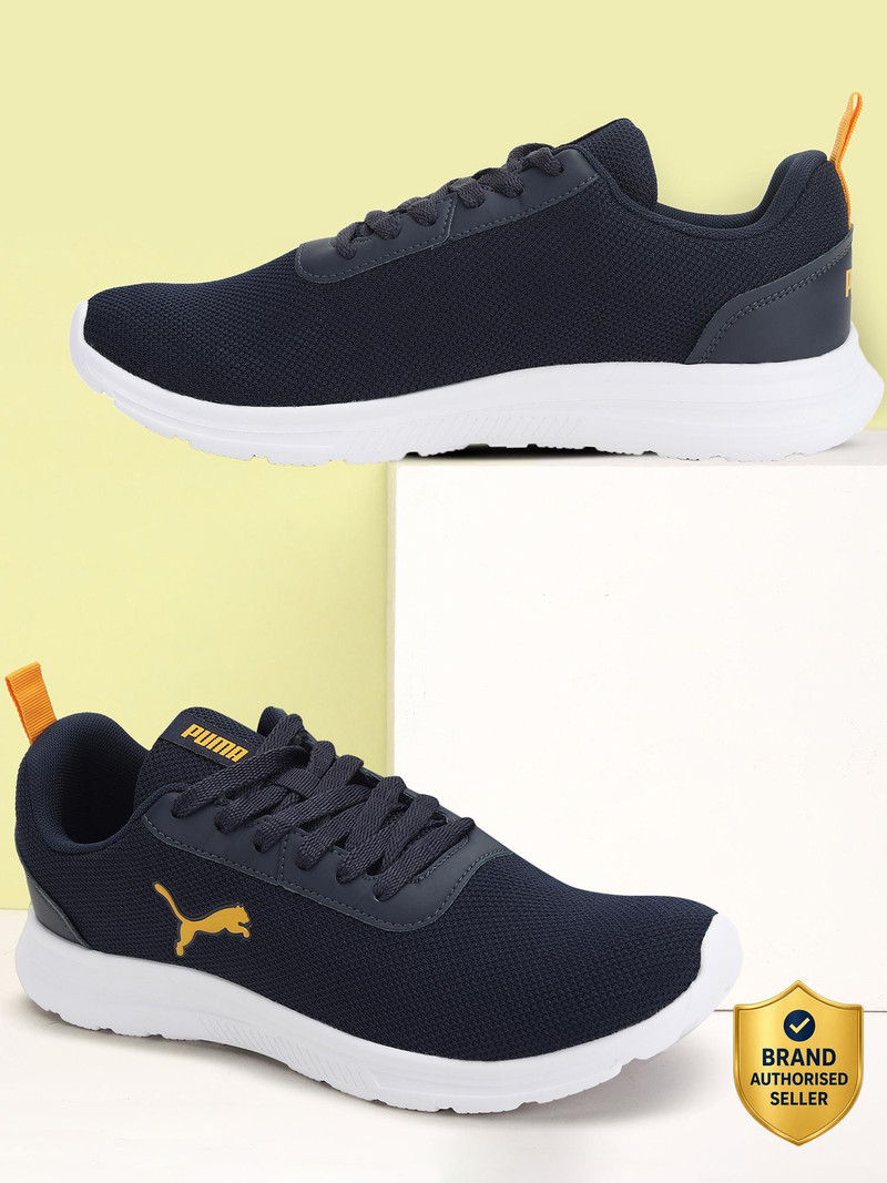 PUMA Bridge Comfort Sneakers For Men (Blue , 6)