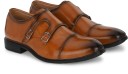 Synthetic| Lightweight| Premiun| Comfort| Summer Tendy| Outdoor| Monk Strap For Men  (Tan)