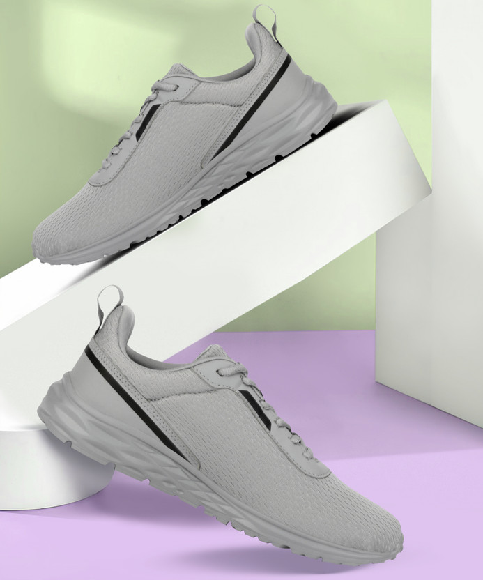 Super Speed Running Shoes For Men  (Grey , 10)