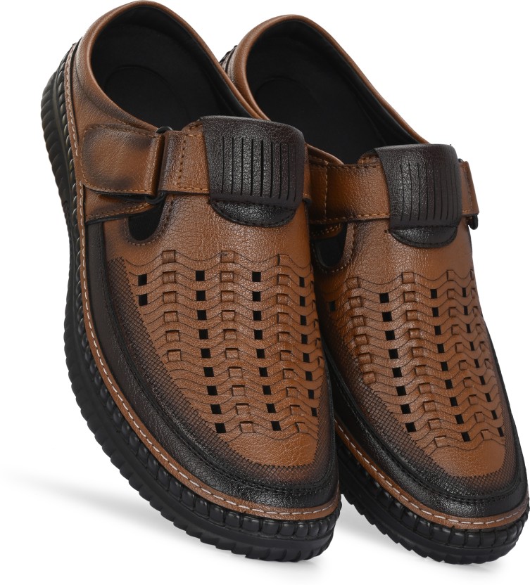 Men's Tan Half Back open Casual shoes For Men(Tan) Casuals For Men  (Tan , 10)