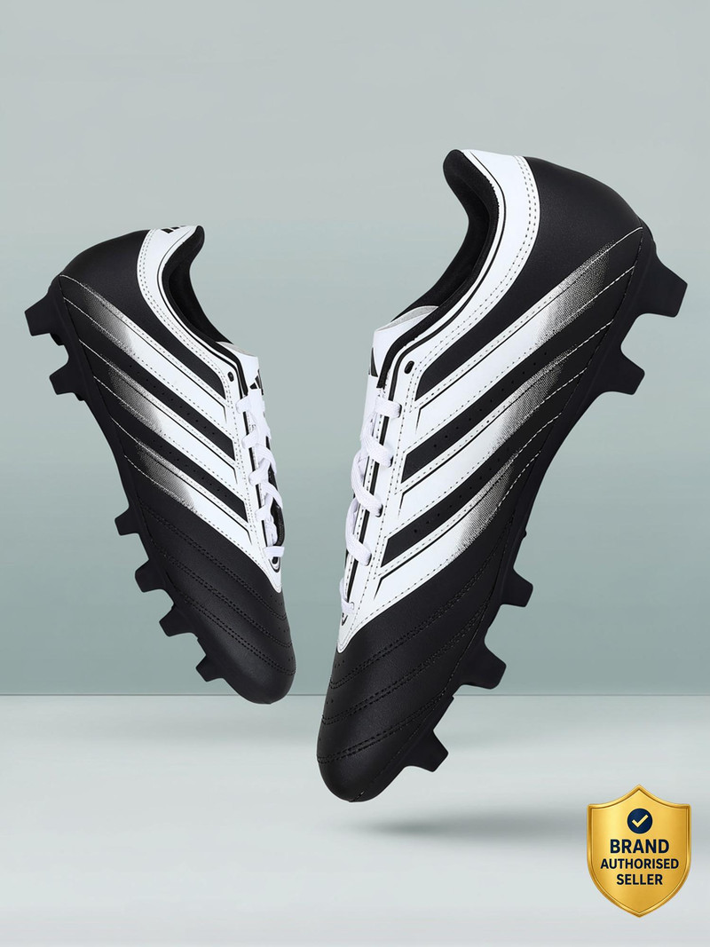 ADIDAS FOUNDATION FG/MG Football Shoes For Unisex (Black , 10)