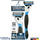 SPRUCE SHAVE CLUB Streak6 Shaving Razor For Men - 6 Blade Shaving Razor Made In Germany