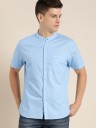 Men Slim Fit Solid Casual Shirt