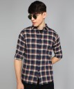 Men Regular Fit Checkered Casual Shirt