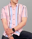 Men Regular Fit Printed Spread Collar Casual Shirt