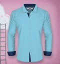 Men Regular Fit Solid Casual Shirt
