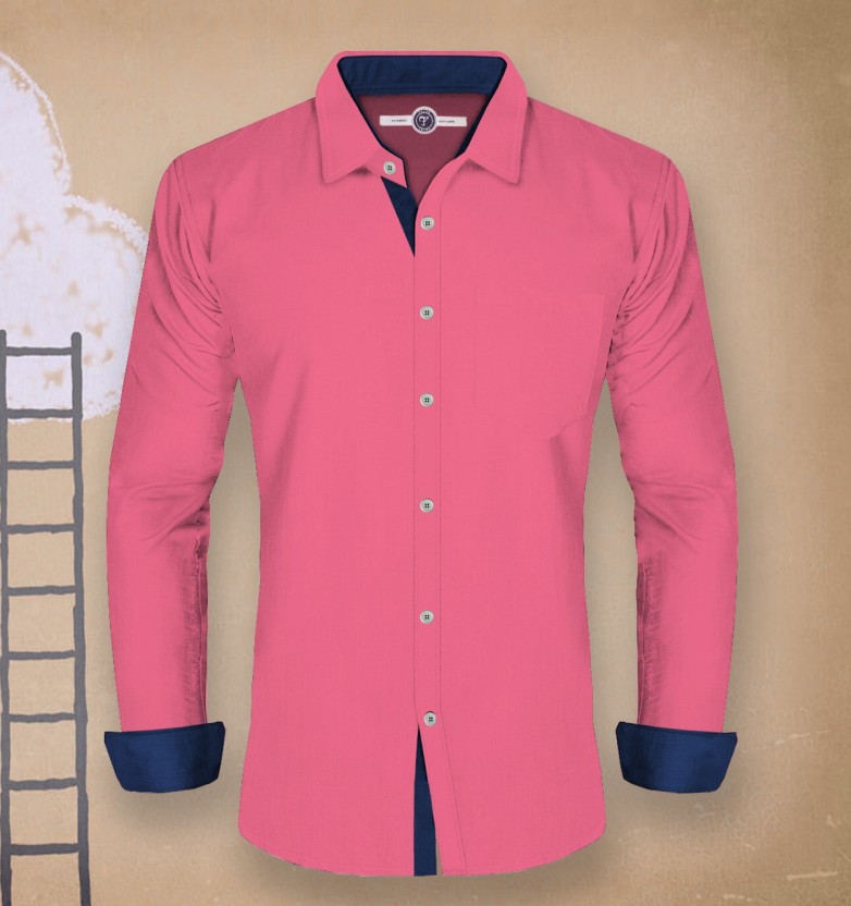 Men Regular Fit Solid Casual Shirt