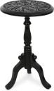 Decorhand Solid Wood Side Table  (Finish Color - Black, Pre-assembled)