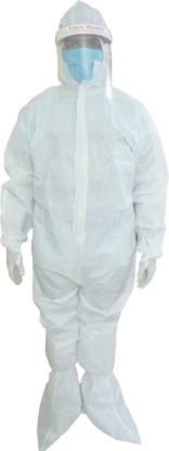 kush fashion PPE Kit Personal Protective Equipment (PPE) Pack 1 set kit Safety Jacket  (White, blue)