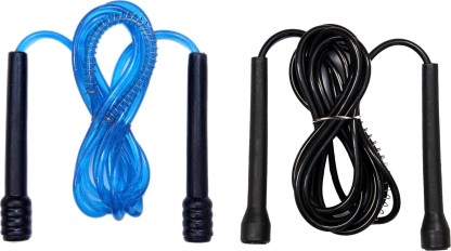 Sportshour Blue/Black (pack of 2 pcs) Freestyle Skipping Rope  (Blue, Black, Length: 274 inch)