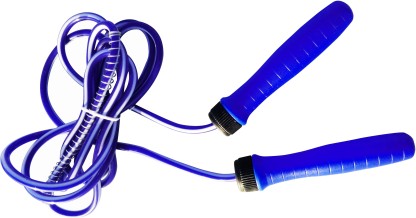 Aurion Speed Rope 9 Feet Length high-Quality Non-Slip Design Speed Skipping Rope  (Blue, Length: 274 cm)