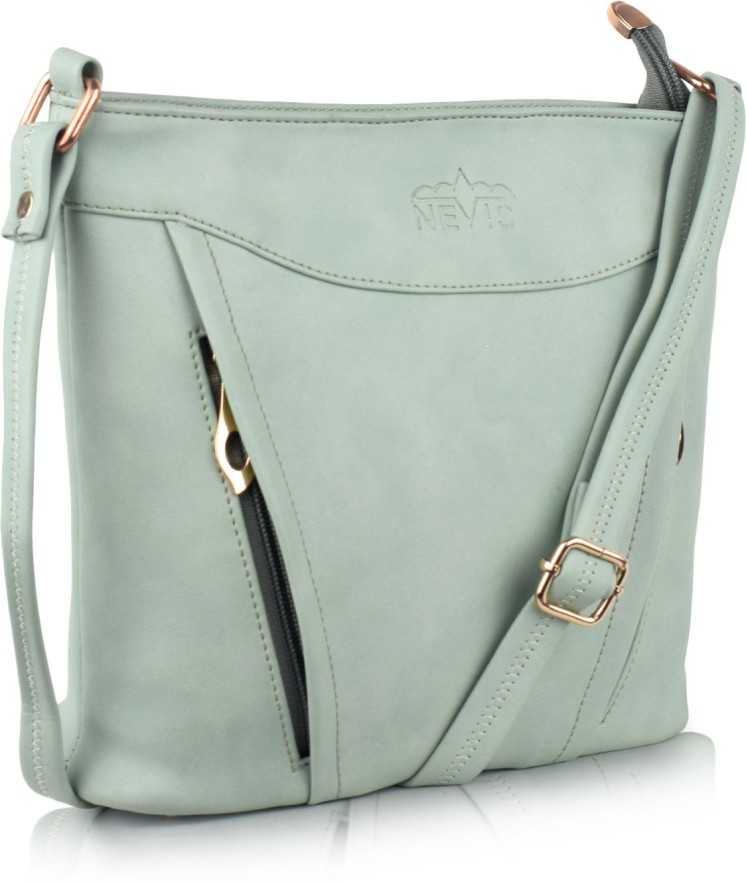 Green Women Sling Bag - Extra Spacious