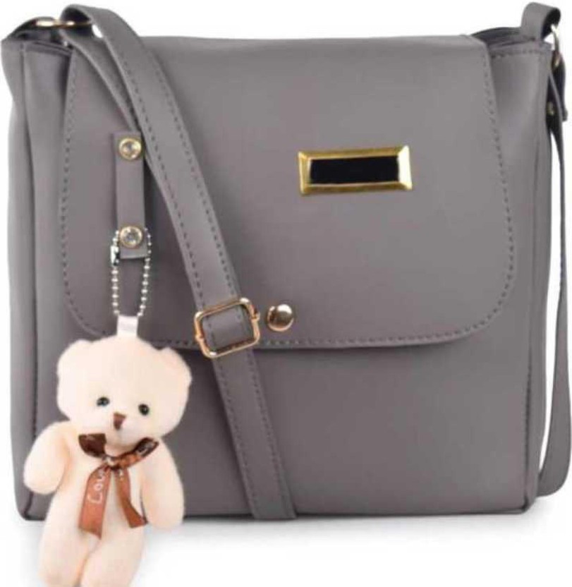 Grey Women Shoulder Bag