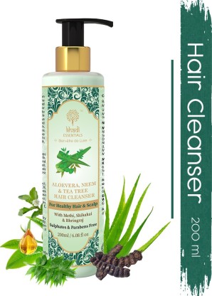 Khadi Essentials Methi Hair Shampoo for Anti Dandruff with Aloe Vera, Neem & Tea Tree  (200 ml)